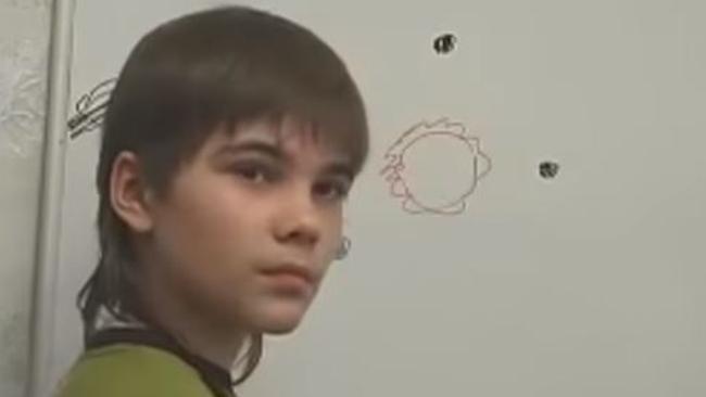Since he was able to speak Boriska’s parents claimed that he would often speak about what it was like on Mars. Picture: Project Camelot/YouTube