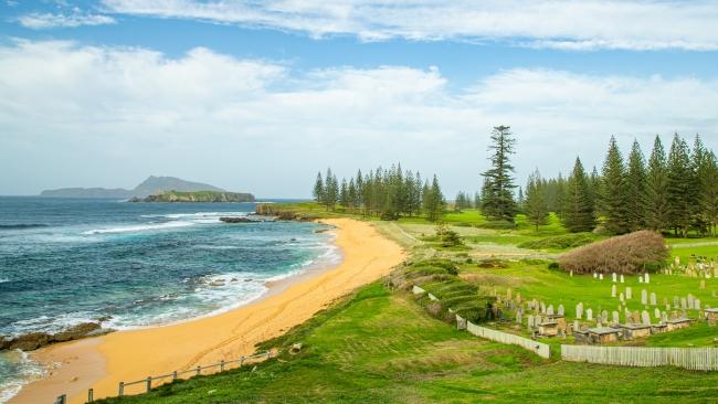 Pacific paradise: Cemetery Bay, Norfolk Island.
