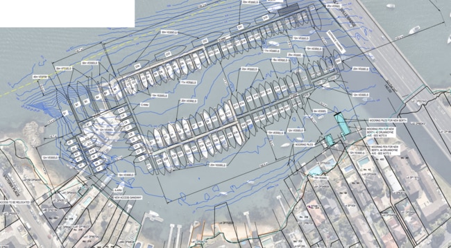 The proposed expansion of Gladesville Bridge Marina