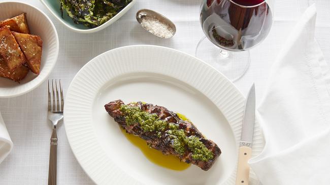 Margaret’s 300g David Blackmore Wagyu sirloin steak with chimichurri has been voted the second best in the world.