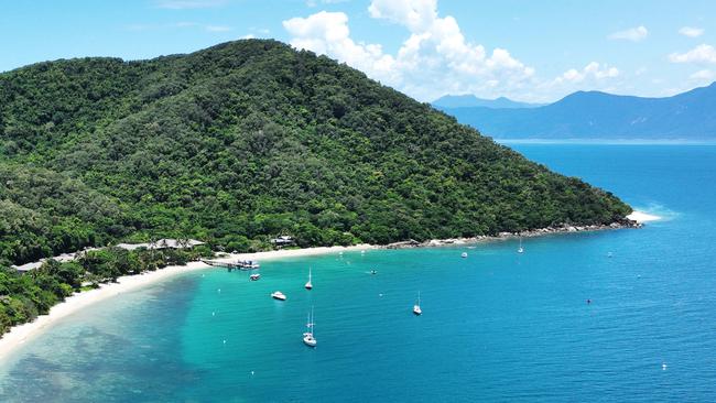 Fitzroy Island resort is situated in the Great Barrier Reef Marine Park. Picture: Brendan Radke