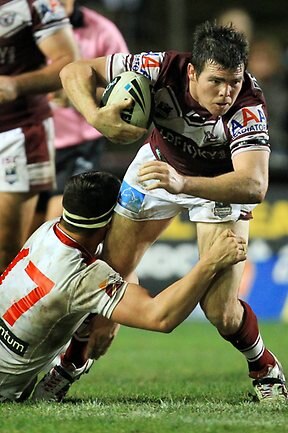 <p>NRL round 13 Sea Eagles v Dragons: Man-of-the-match Jamie Lyon. Picture: Mark Evans</p>