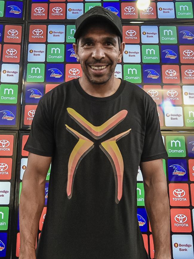 AFLX Deadly team captain Eddie Betts. Picture: AAP Image/Roy VanDerVegt) NO ARCHIVING