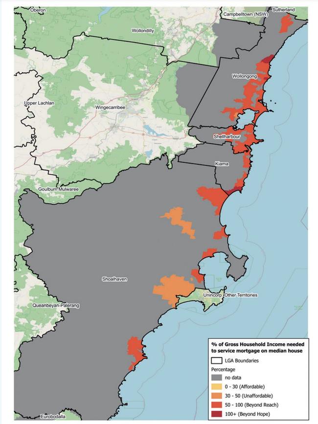 Ability to buy property in the Illawarra/Shoalhaven region.