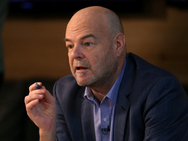 Mark Robinson talks through the prospects of each club for the upcoming 2021 AFL Season during a round table discussion at Fox Footy Studios on Monday, December 14, 2020, in Southbank, Victoria, Australia. Picture: Hamish Blair