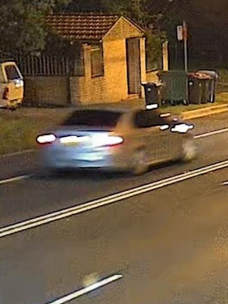 Police are searching for two cars, one of which is a silver 2013 Ford Falcon. Picture: Supplied