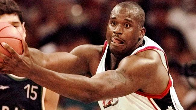 Shaquille O'Neal during Atlanta Olympic Games.