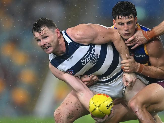 Patrick Dangerfield appears set to play on. Picture: Albert Perez/AFL Photos