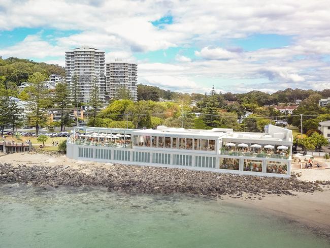 Burleigh Pavilion is already home to Rick Shores downstairs and will soon open restaurant The Tropic and a rooftop bar. 