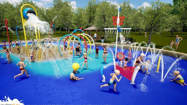 Artist's impression of the new $1m water playground at Peninsula Leisure Centre. Picture: supplied