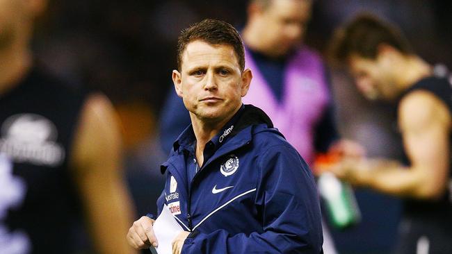 Sacked Blues head coach Brendon Bolton. Picture: Michael Dodge/Getty Images