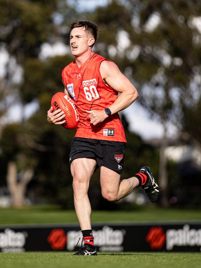 Golden Square 2023 best and fairest winner Tom Toma played 11 matches for Essendon’s VFL team this year. Picture: Essendon Football Club