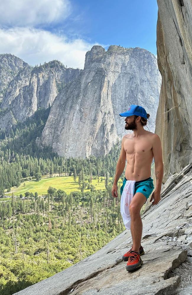 The actor rocker loves rock climbing. Picture: Instagram / Jared Leto