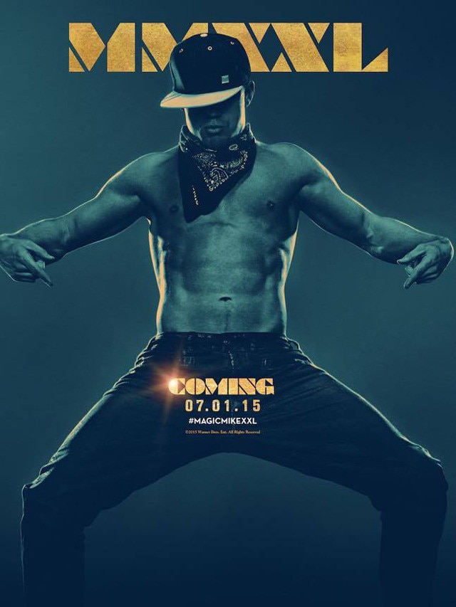 It’s a magic act! Just released is the second Magic Mike: XXL movie poster. Check out the best buff bodies of movie history. Picture: Warner Bros.