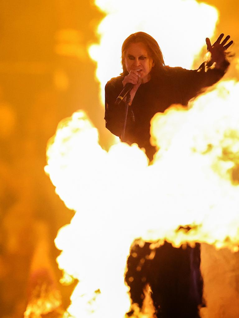 Ozzy Osbourne’s performance had it all. Picture: Michael Klein