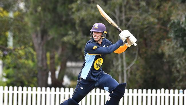 Valley batsman Tom Collier was among the runs. Picture, John Gass