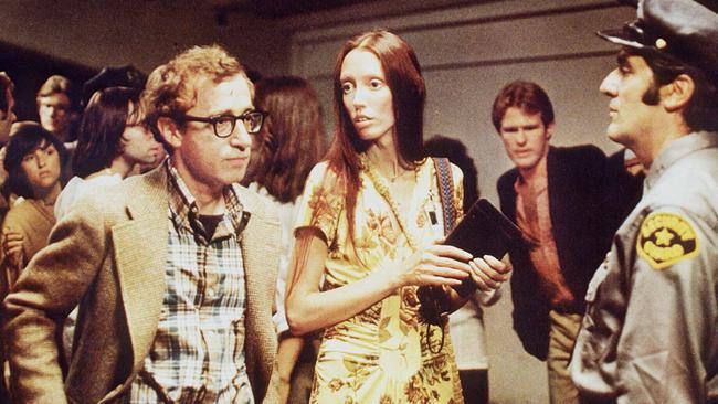Woody Allen and Shelley Duvall in 1977 film Annie Hall.