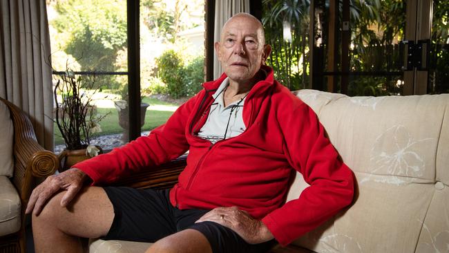 Eddie Rivers taken at his home in Dee Why. Picture: Julian Andrews.