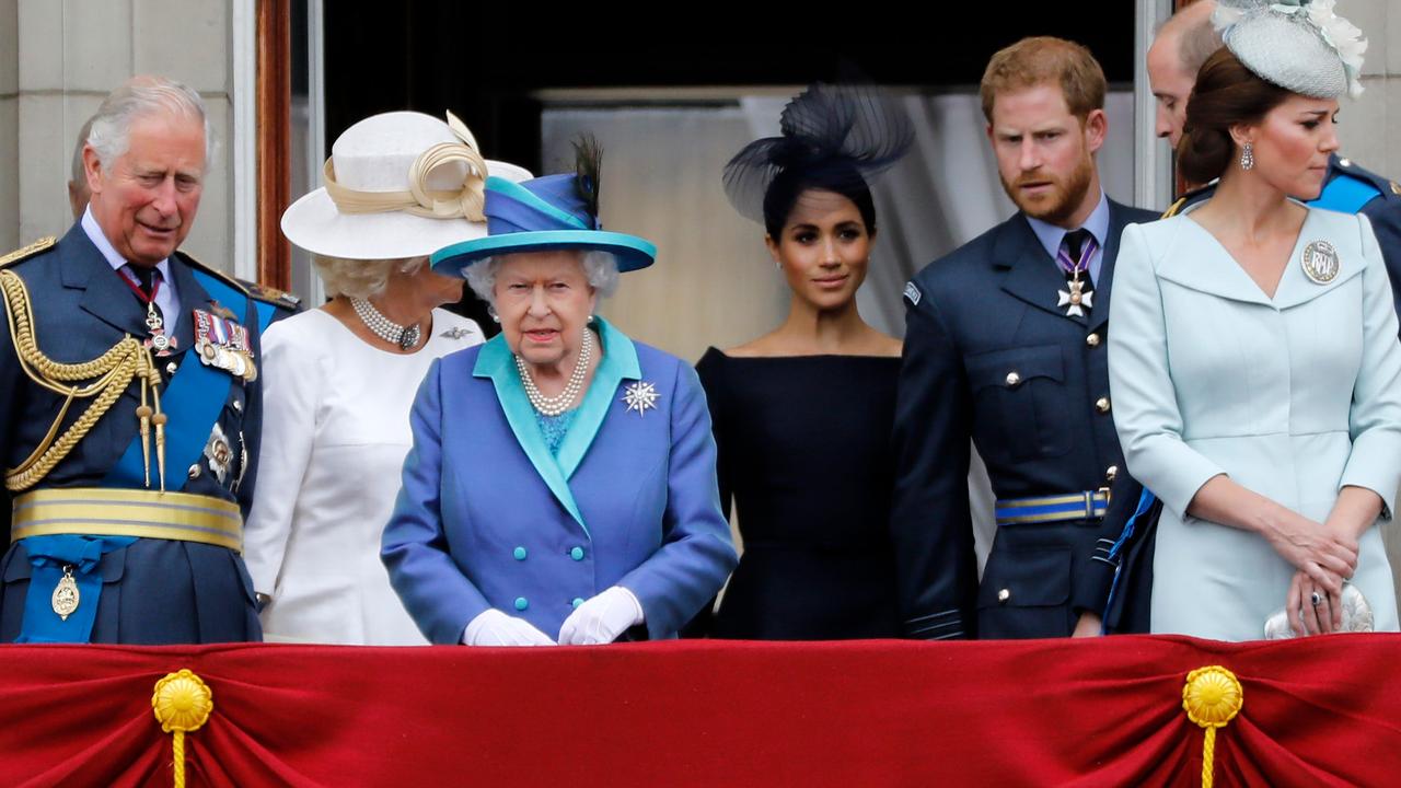 The royal family are stealthily fighting back at the Meghan and Harry book. Picture: Tolga Akmen/AFP