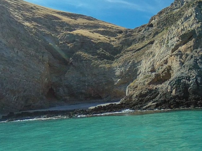 The terrain from which the family was rescued.