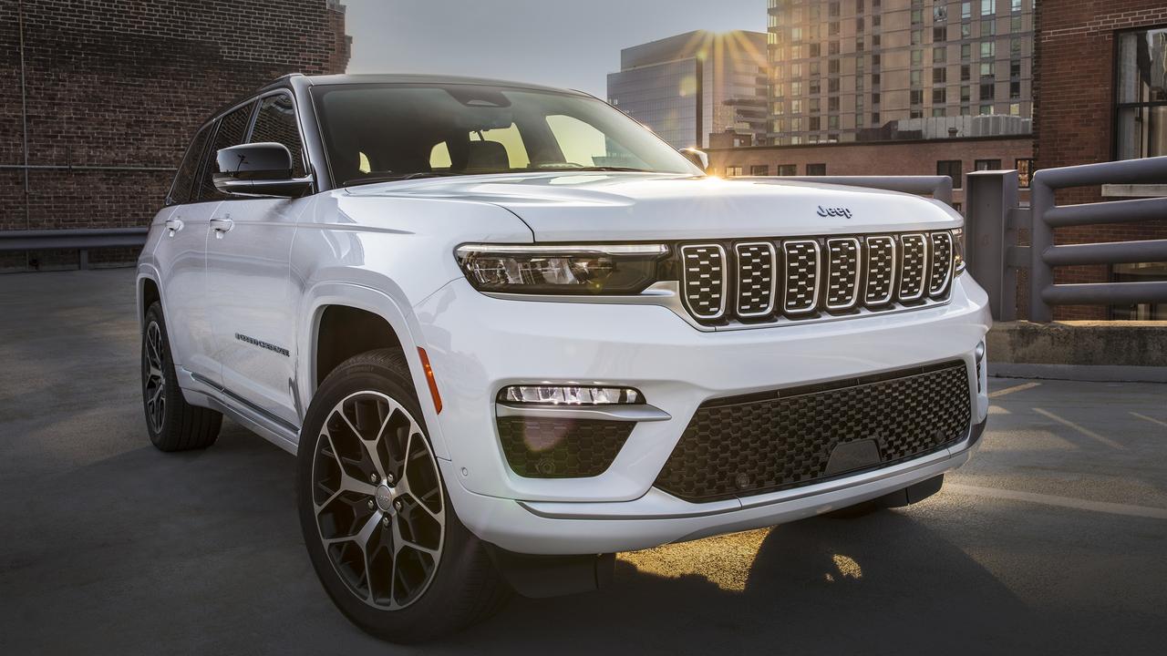 The Jeep Grand Cherokee five-seater is available only with a V6 petrol engine. Picture: Supplied.