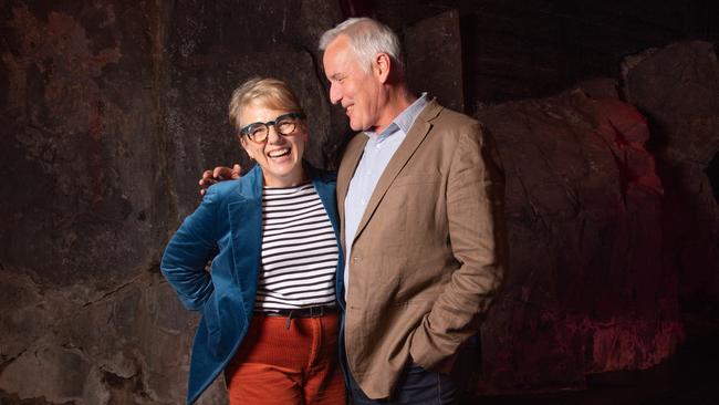 Performers Jane Longhurst and husband Guy Hooper at Peacock Theatre, Salamanca where they first met in 1995.Picture: Linda Higginson