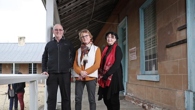 Friends and volunteers of Willow Court (L-R) Graham McLean, Anne Salt and Sharon Hutchison excited for Willow Court's open day. Picture: LUKE BOWDEN