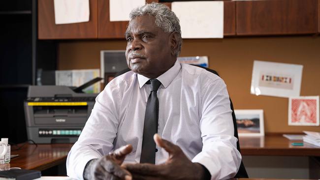 Independent Member for Mulka Yingiya Guyula has called on the Prime Minister and Indigenous Australians Minister to travel to Arnhem Land ahead of the Voice referendum. Picture: Pema Tamang Pakhrin