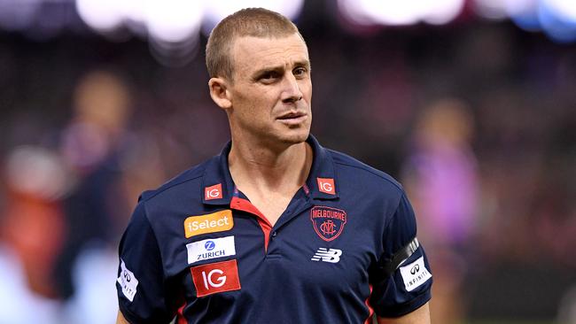 Demons coach Simon Goodwin was appointed as Paul Roos’ successor at Melbourne at the end of 2014.