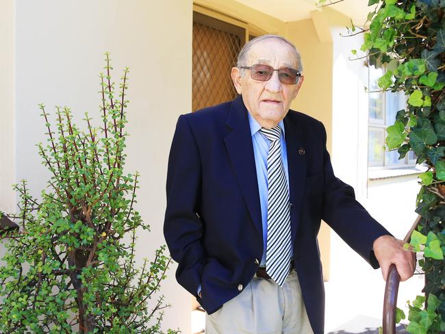 2/4/18  Holocaust survivor Moshe Fiszman grew up in Poland and survived both the Burkenau and Dachau death camps, pictured at his home in Caulfield. Julian Burnside is meeting with the Holocaust survivor after the prominent barrister got a massive backlash over a tweet linking Peter Dutton to Nazis. Aaron Francis/The Australian