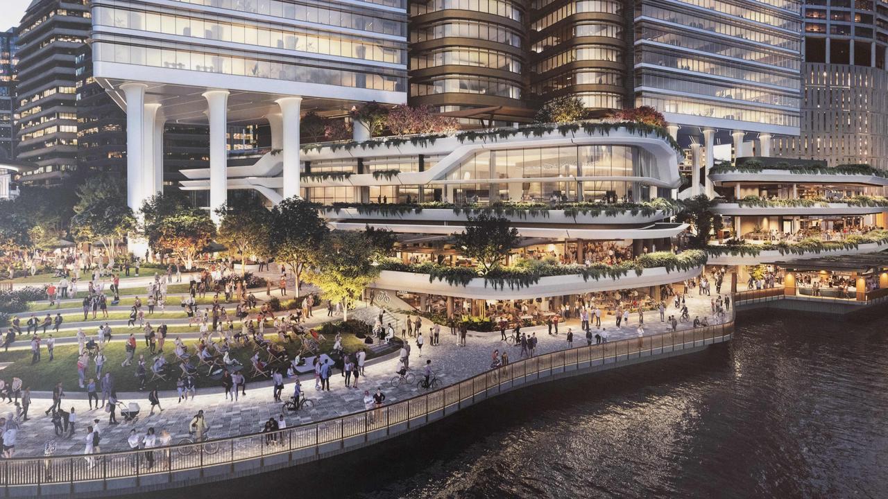 Artist’s impression of the Waterfront Brisbane development.