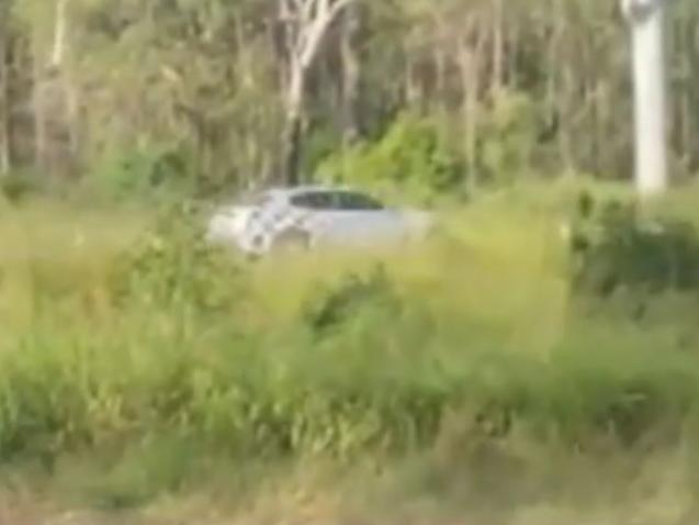 The man who died after he was shot by a police officer had allegedly stolen two cars and threatened a woman with a loaded long-arm rifle before a major highway was closed as part of the standoff.Queensland Police will allege a 36-year-old man had stolen a green Toyota Hilux, a long-armed rifle and ammunition from a Boroan address, about 55km south of Gladstone. Picture: 9NEWS