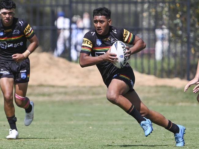 CANBERRA, AUSTRALIA, NewsWire Photos. MARCH 9, 2024: UNE Harold Matthews Cup - NSWRL Junior Reps Round Six Canberra Raiders vs Penrith Panthers at Raiders Belconnen in Canberra. Picture: NCA NewsWire / Martin Ollman