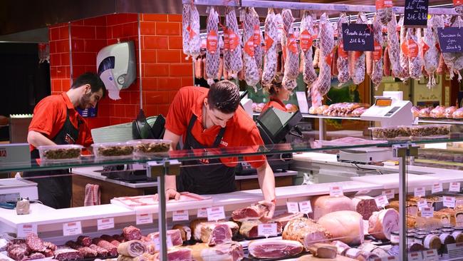 Charcuterie at Halles des Lyon.