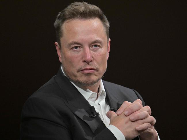 (FILES) SpaceX, Twitter and electric car maker Tesla CEO Elon Musk looks on as he speaks during his visit at the Vivatech technology startups and innovation fair at the Porte de Versailles exhibition center in Paris, on June 16, 2023. Musk, the owner of social media platform X, formerly Twitter, said the site is considering suing the Anti-Defamation League (ADL) over accusations of anti-Semitism, which he blames for falling revenue. Musk late on September 4, 2023, accused the US-based Jewish organization of making unfounded complaints against him and X that have scared away advertisers. (Photo by Alain JOCARD / AFP)