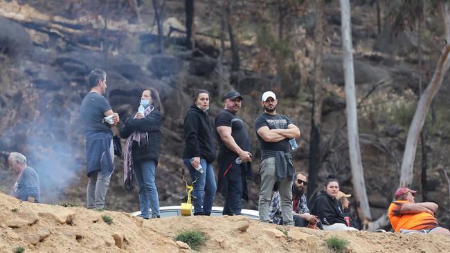 Family gathered at the property. Picture: David Swift