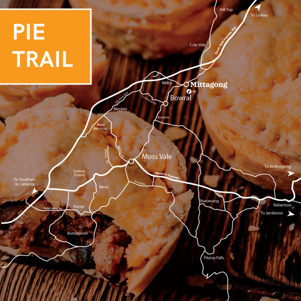 The Great Southern Highlands Pie Drive. Picture: Destination Southern Highlands