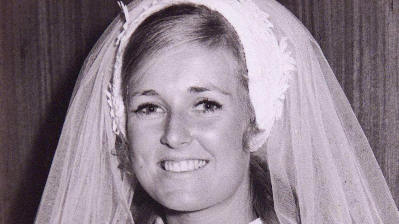 Lynette Simms on her wedding day.