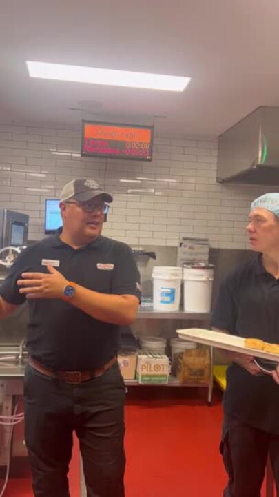 Take a peak behind the scenes at Townsville's new Krispy Kreme
