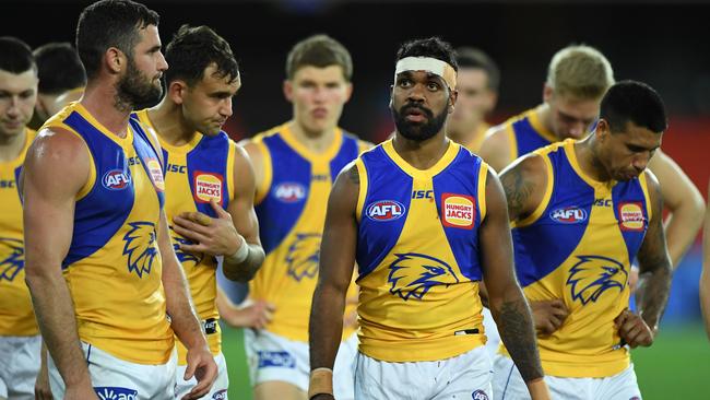 Did the Eagles blow their last chance of a top four finish? Picture: AFL Photos/Getty Images