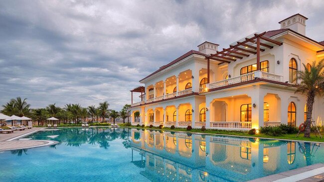 One the public pools at Melia Vinpearl Phu Quoc.