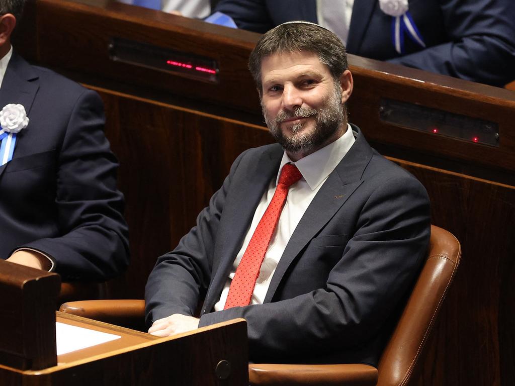 Israeli right wing Knesset member Bezalel Smotrich has called for the “sterilisation” in the Palestinian West Bank. Picture: Abir Sultan / POOL / AFP