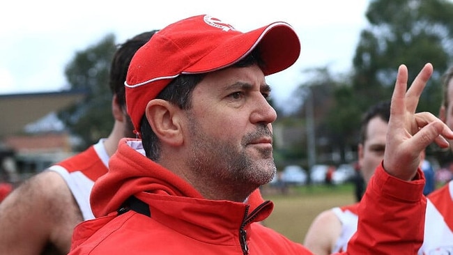 Warrandyte coach Anthony McGregor has backed the club’s young brigade. Picture: Davis Harrigan