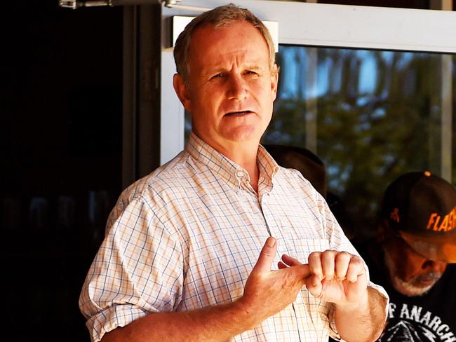 Minister for Corrections and Attorney General John Elferink officially opened the new health clinic in remote community Elliott.