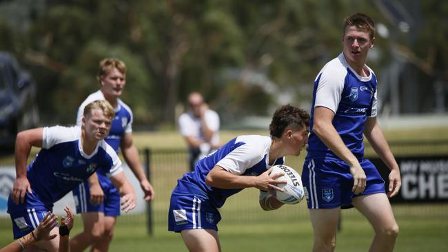 Rielly Laverty in action for the North Coast Bulldogs against the Macarthur Wests Tigers during round two of the Laurie Daley Cup at Kirkham Oval, Camden, 10 February 2024. Picture: Warren Gannon Photography