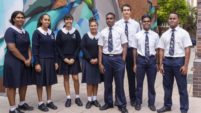 Australian Indigenous Education Foundation scholarship recipients who attend The Cathedral School in Townsville.