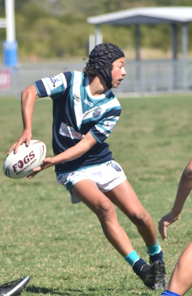 Zach Keating in Mercy College's semi final win over Ignatius Park in the Cowboys Challenge, August 25, 2021. Picture: Matthew Forrest