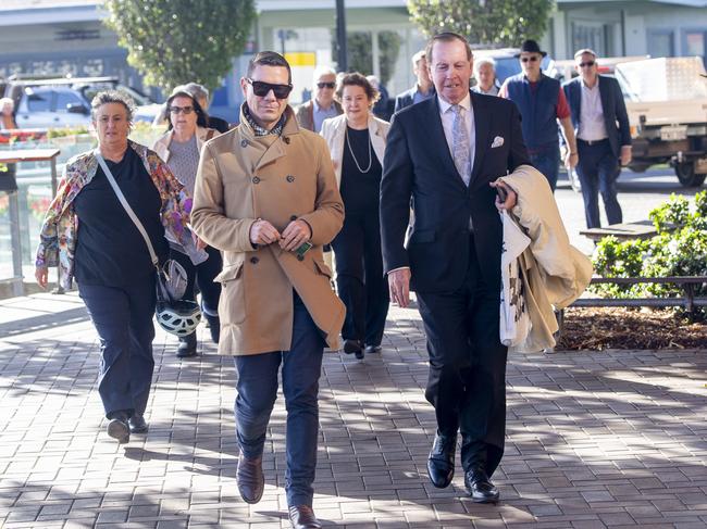 ATC members arrive at Randwick Racecourse to vote on the Rosehill Racecourse sale proposal. Picture: Jeremy Piper