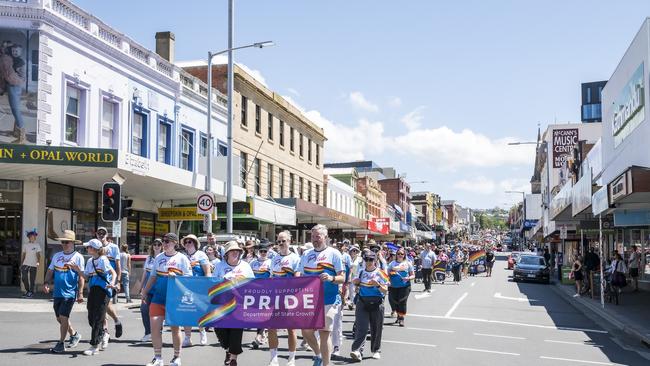 TAS Pride Parade. Picture: Caroline Tan