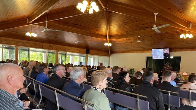 Hundreds of people attended the funeral of Maryborough's Lachlan Lethbridge.